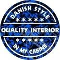 ΑΥΤΟΚΟΛΛΗΤΟ ΜΠΛΕ DANISH STYLE IN MY CABINESTICKER 10 CM stickerblue