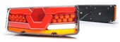 Φανός οπίσθιος LED Πορείας-Stop-Dynamic Flash-Ομίχλης-Όπισθεν-Πινακίδας 350x131mm -WAS W171DD