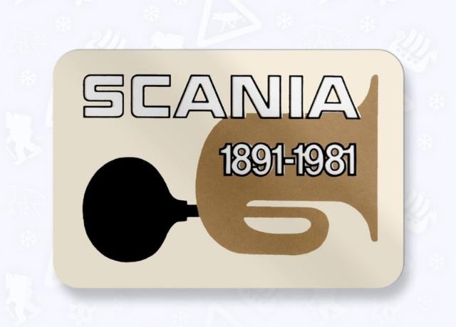 ΑΥΤΟΚΟΛΛΗΤΟ - SCANIA 1891-1981 sticker-9181