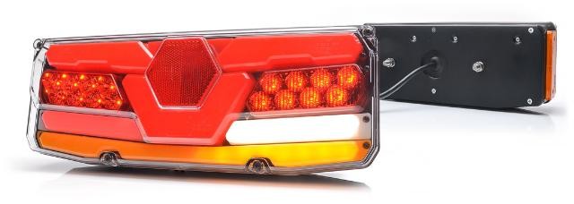 Φανός οπίσθιος LED Πορείας-Stop-Dynamic Flash-Ομίχλης-Όπισθεν-Πινακίδας 350x131mm -WAS W171DD
