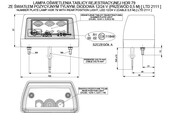 ΦΑΝΟΣ ΠΙΝΑΚΙΔΑΣ LED ΛΕΥΚΟ-ΚΟΚΚΙΝΟ LTD2111