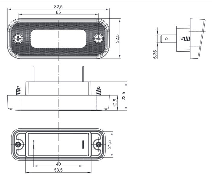 ΦΑΝΟΣ ΠΙΝΑΚΙΔΑΣ LED 12-24V FT-263
