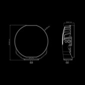 ΠΡΟΒΟΛΕΑΣ LED Siberia Skylord 9 INCH black Strands 270948