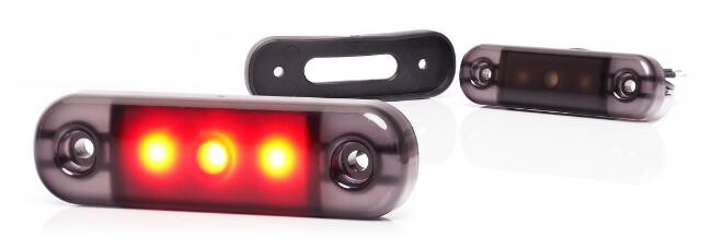 ΦΑΝΟΣ ΟΓΚΟΥ LED ΚΟΚΚΙΝΟ 12-24V μαυρο κρυσταλλο 2334dark