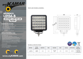ΦΑΝΟΣ ΠΡΟΒΟΛΕΑΣ ΕΡΓΑΣΙΑΣ 30x LED ΜΕ ΔΙΑΚΟΠΤΗ L0156
