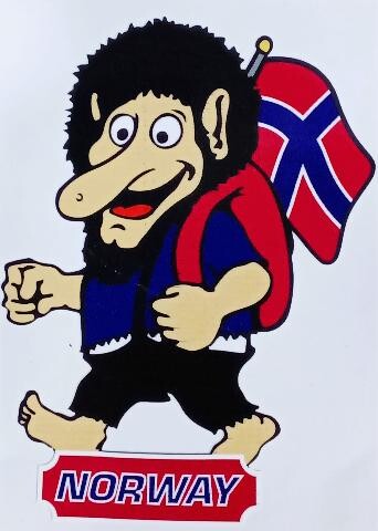 ΑΥΤΟΚΟΛΛΗΤΟ -Troll Norway sticker-trollN