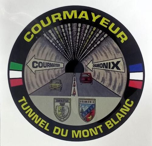 ΑΥΤΟΚΟΛΛΗΤΟ - Tunnel Du Mont Blanc sticker-montBl