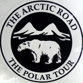 ΑΥΤΟΚΟΛΛΗΤΟ - The Artic Road (polarbear) sticker-articPolar