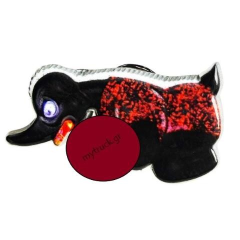 ΚΑΡΦΙΤΣΑ - Angry Duck red pluche pin-angryduckRP