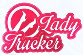 ΑΥΤΟΚΟΛΛΗΤΟ -  laddy trucker pink sticker-laddytrucker