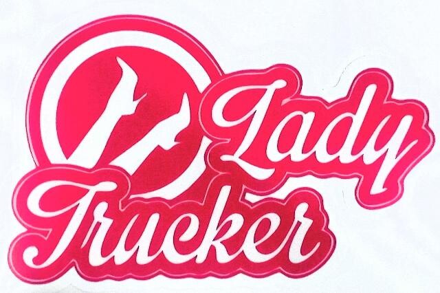 ΑΥΤΟΚΟΛΛΗΤΟ -  laddy trucker pink sticker-laddytrucker