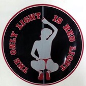 ΑΥΤΟΚΟΛΗΤΟ - ONLY LIGHT IS REDLIGHT sticker-redlightS