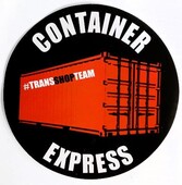 ΑΥΤΟΚΟΛΛΗΤΟ - CONTAINER EXPRESS STICKER 10cm sticker-containerEx