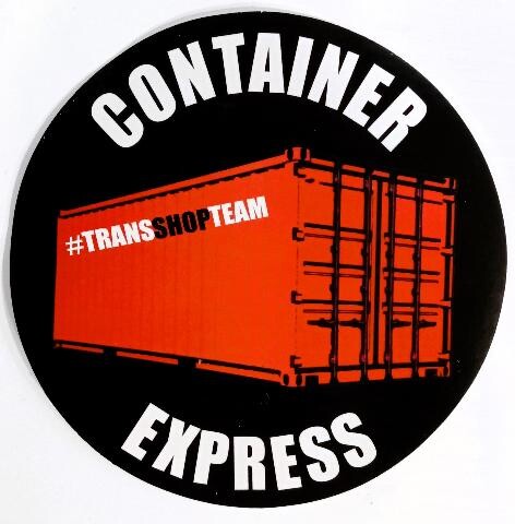 ΑΥΤΟΚΟΛΛΗΤΟ - CONTAINER EXPRESS STICKER 10cm sticker-containerEx