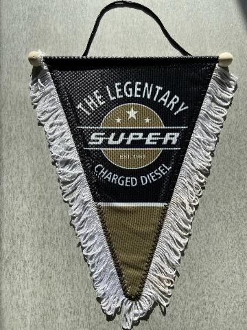 ΣΗΜΑΙΑΚΙ - SUPER CHARGED DIESEL - 20 x 30 cm fanionsuper