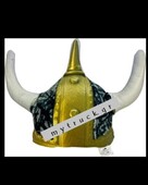 ΔΙΑΚΟΣΜΗΤΙΚΟ ΜΑΞΙΛΑΡΙ Viking hat grey plush 40cm pillowikinggr