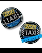ΑΥΤΟΚΟΛΛΗΤΟ - set Fake Taxi sticker-701570