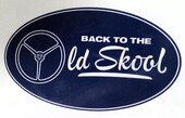 ΑΥΤΟΚΟΛΛΗΤΟ - Ovaal Decal Back to the Oldskool 3 spaak stuur sticker-BTTOoldS