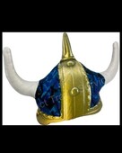 ΔΙΑΚΟΣΜΗΤΙΚΟ ΜΑΞΙΛΑΡΙ Viking hat blue plush 40cm pillowikingbl
