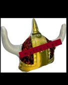 ΔΙΑΚΟΣΜΗΤΙΚΟ ΜΑΞΙΛΑΡΙ Viking hat red plush 40cm pillowikingrd