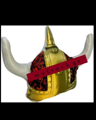 ΔΙΑΚΟΣΜΗΤΙΚΟ ΜΑΞΙΛΑΡΙ Viking hat red plush 40cm pillowikingrd