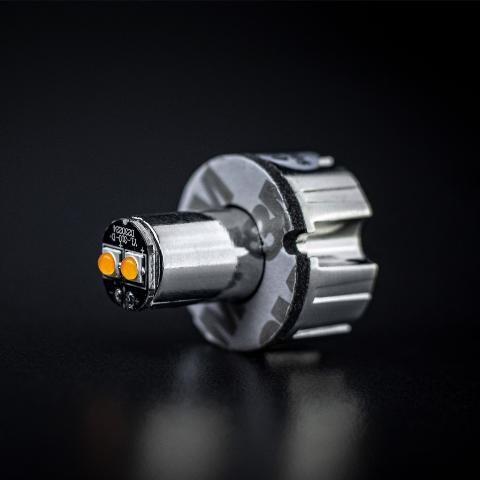 λαμπα led με λειτουργια strobe 12-24V - πορτοκαλι 5850205
