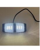 διλαμπο led Double burner μαυρο κρυσταλλο, πορτοκαλι+λευκο φως old school 228629