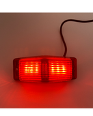 ΔΙΛΑΜΠΟ LED πορτοκαλι, κρυσταλλο κοκκινο φως- Double Burner 228643