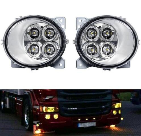 Φανός ομίχλης D:90mm κατάλληλος για Scania 164/R πορτοκαλί 100S033ARL