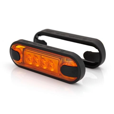 ΦΑΝΟΣ ΟΓΚΟΥ LED ΠΟΡΤΟΚΑΛΙ 12-24V κρυσταλλο 8cm LD3211