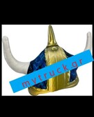 ΔΙΑΚΟΣΜΗΤΙΚΟ ΜΑΞΙΛΑΡΙ Viking hat blue plush 40cm pillowikingbl