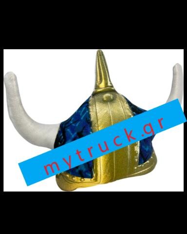 ΔΙΑΚΟΣΜΗΤΙΚΟ ΜΑΞΙΛΑΡΙ Viking hat blue plush 40cm pillowikingbl