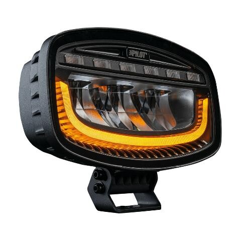 ΠΡΟΒΟΛΕΑΣ ΜΕ ΠΟΡΤΟΚΑΛΙ LED ΦΛΑΣ GLARE OVAL-PRO DEMON LINE 10>30V 51 LED 60W 3500lm 247x175x93mm LAMPA - 1 ΤΕΜ. 72375